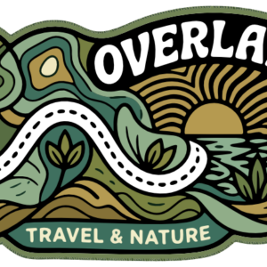 le dtf visuel d'un logo overland travel