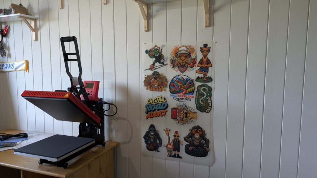 mon atelier de pressage de dtf
