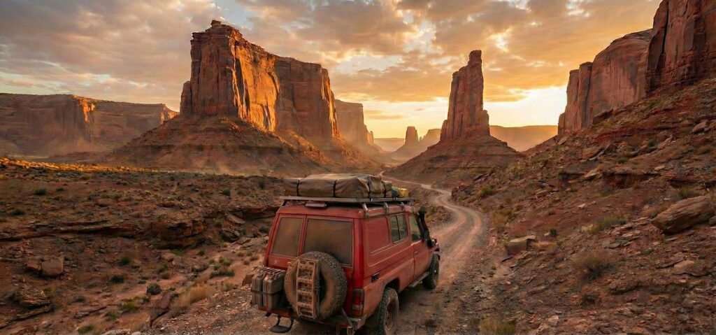 mon land cruiser hzj 78 dans la nature