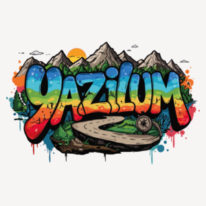 Lettrage yazilum graffiti coloré